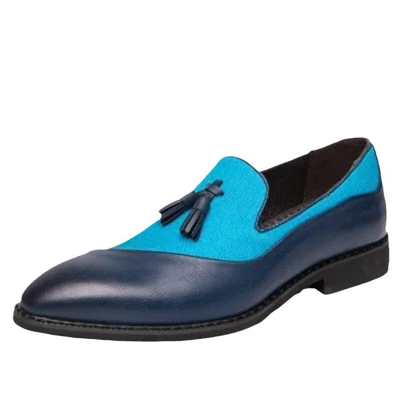 Spring & Autumn Men's Retro Tassel Leather Shoes - British Style, Formal Business Trend