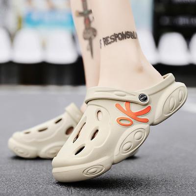 Men's Closed Toe Slippers 2024 Summer New Clogs Shoes Fashion Outdoor Beach Shoes Light Platform EVA Men's Sandals Flip Flops