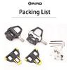 RIRO automatic road bike pedals Self-Locking nylon pedals with Cleat For Shimano SPD System black ultralight road bike pedals