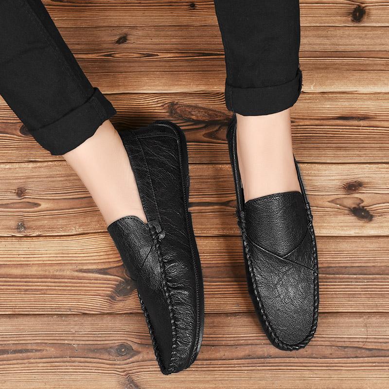 Penny Loafers Herren Slipper Flats Herren Freizeitschuhe Große Größe 38-47 Weiches Leder Herren Fahrschuhe Herren Mokassins 2025