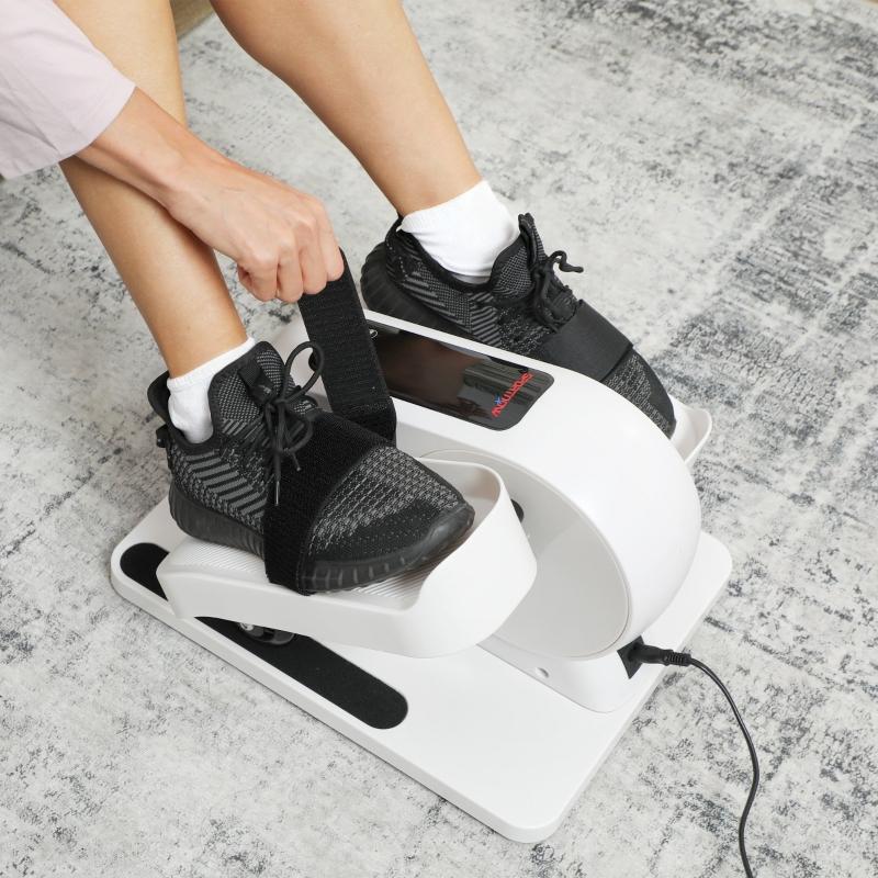 SPORTNOW Mini Elliptical Trainer, Under-Cabinet Electric Cross Trainer with remote control