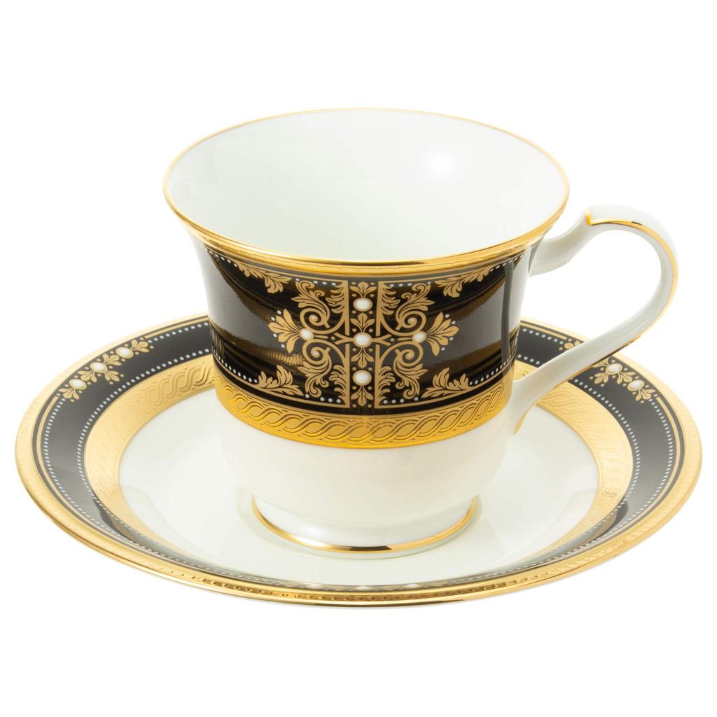 Noritake American Cup Evening Bone & Saucer, 220cc, Majesty, China, T59589/4818