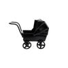 1:12 Dollhouse Miniatures Black Wrought Iron Baby Stroller Model Doll House Bedroom Scene Decor Ornaments Pretend Play Toys Diy