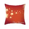Home Decor Merry Christmas Santa Elk Cushion Cover Winter Snowflake Decoration    Funda De Almohada