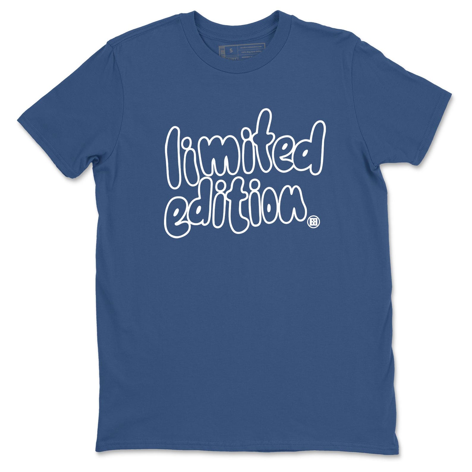 Limited Edition Graphic Tee. Streetwear Graphic T-Shirt. Matching 12s French Blue L