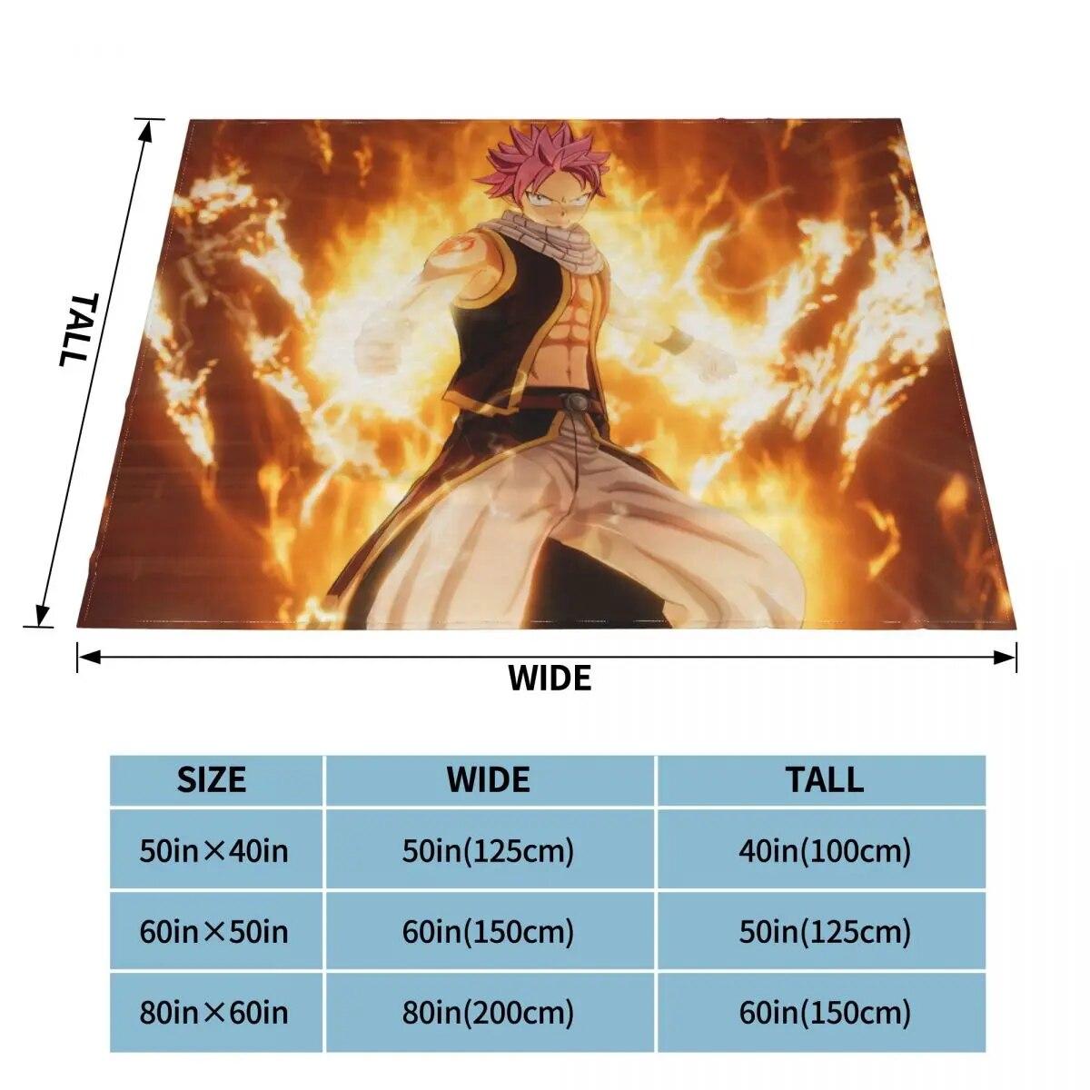 

Dragneel Natsu фланелевое одеяло Fairy Tail аниме одеяла для постельных принадлежностей офисные теплые постельные принадлежности пледы 75x100cm 30x40inch