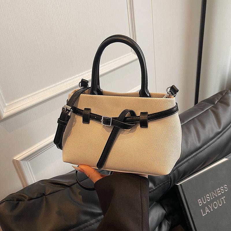 

Сумка-ведро премиум-класса женская 2025 новая весенняя мода универсальная сумка-мессенджер сумка на плечо чёрный