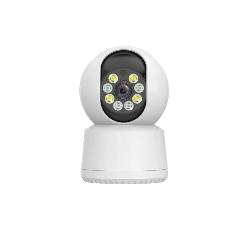 360° Night Vision Monitor: HD Surveillance Camera with Mobile Connectivity & Full Rotation, No Blind Spots