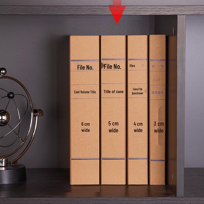 Deli A4 Kraft Paper File Box (10-pack)