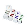 4pcs PU Leather Golf Headcover Wood Guard Sleeve Long Neck Club Head Cover -