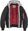 Winter Jacket Alpha Industries MA-1 D-Tec Hood Bomber Jacket (183110) Black (183110-03)