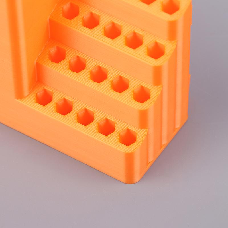 1Pc Drill Holder 20/50 Holes Bit Organiser Screwdriver Head Storage Toolbox Hole Board Screwdriver Stand Hex Shank Organiser