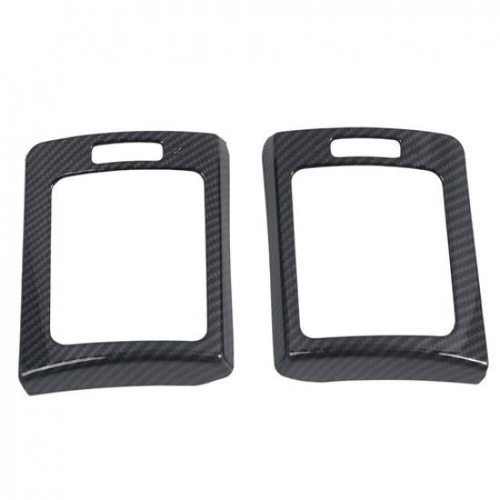 for Subaru WRX STi 2015- Carbon Fiber Inner Side Air Vent Outlet Frame Trim