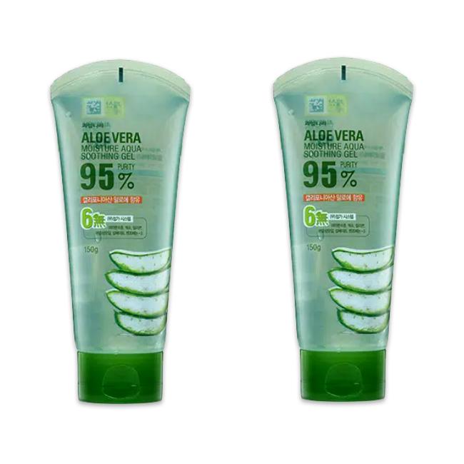 Welcos Kwailnara Aloe Vera Moisture Aqua Soothing Gel 150g, 300g (7 Options) - DAISO