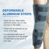 Wonder Care Knie-Immobilisator Baumwoll-Bandage Unterstützung Luxationen Verletzungen Bänderrisse Wickelstabilisator Schiene für Männer & Frauen(S: 14.8"-17.2")