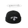 Letter Embroidered Baby Docker Caps Spring Summer Cotton Solid Color Beanie Cap Toddler Boy Retro Brimless Hats