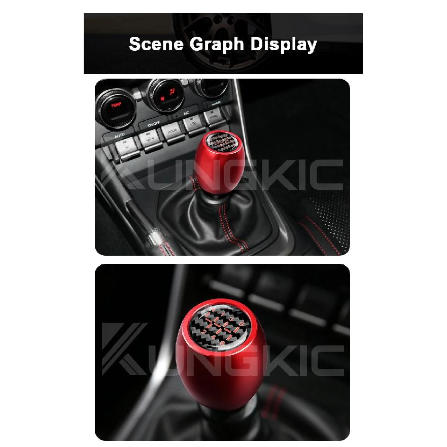 For Subaru BRZ/ Toyota GR86 2021 2022 2023 2024 LHD RHD Manual Car Gear Head Shift Knob Cover Handle Handbrake Aluminium Alloy