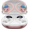 Bluetooth Wireless 2025 Bluetooth Instant Automatic Up To 50 Hours of Noise Sound 4 IPX7 LED Perfect for and Sports Earbuds, 5.4, Connection, Pairing,