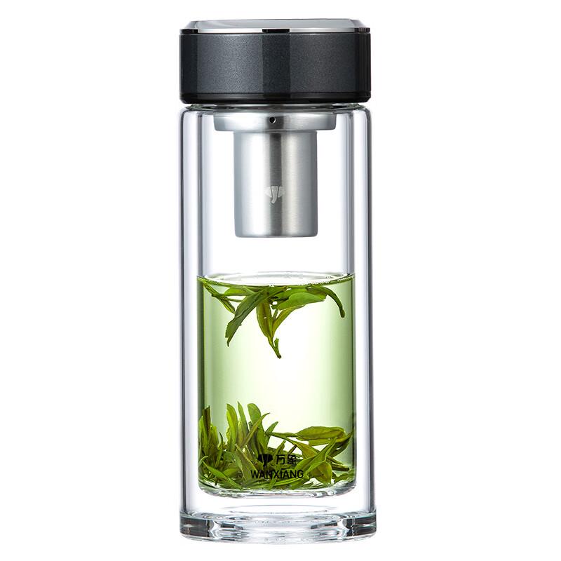 Double-Layer Glass Tea Infuser Bottle