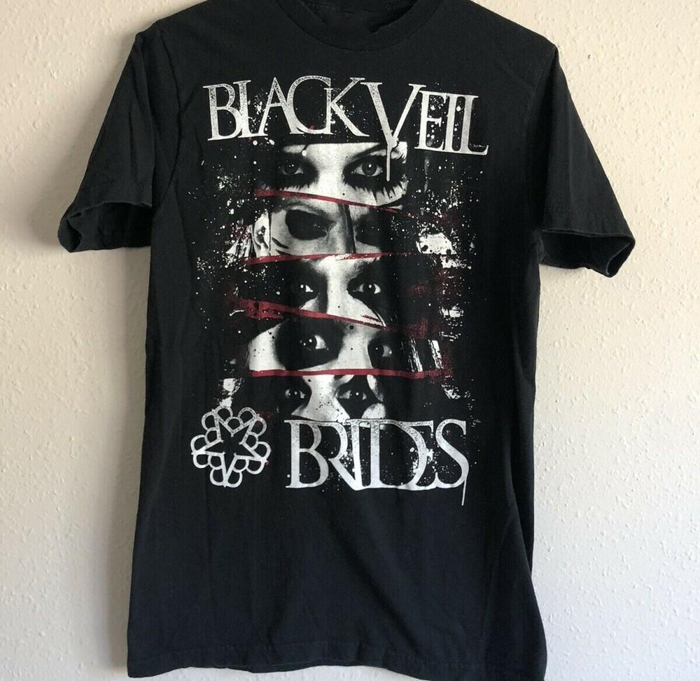 Vintage Black Veil Brides Band Rock 2000 Cotton Black Unisex S-234XL Shirt AA437