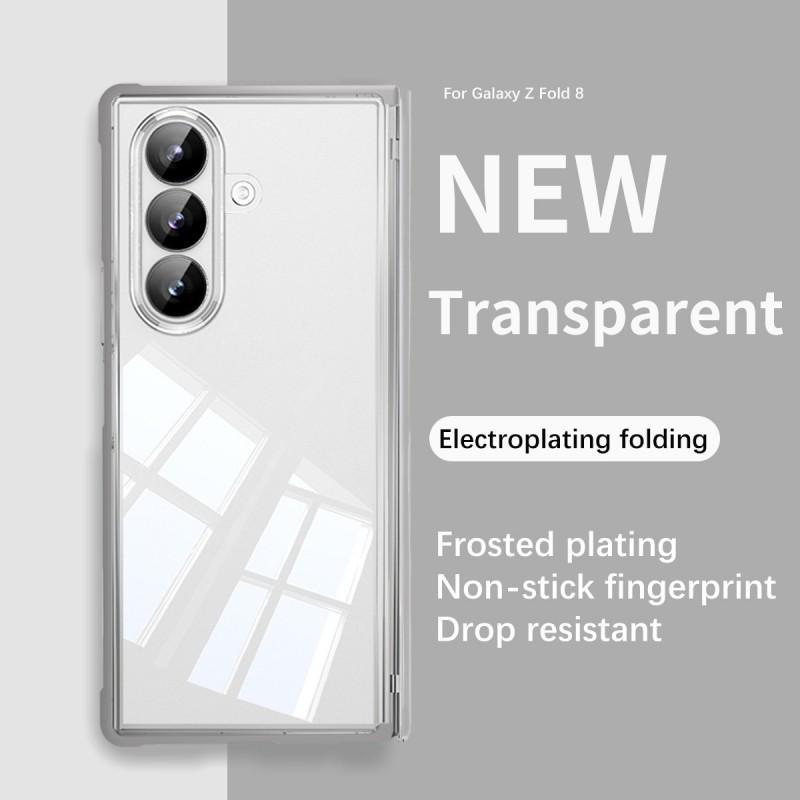 Galaxy Z Fold8 Ultra Case Full Cover TPUPC Electroplated Transparent Shockproof Foldable Phone Shell