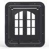 Self-Closing Dog Screen Door Reinforced Dog Sliding Door Screen Pet Lockable Screen Door  Patio