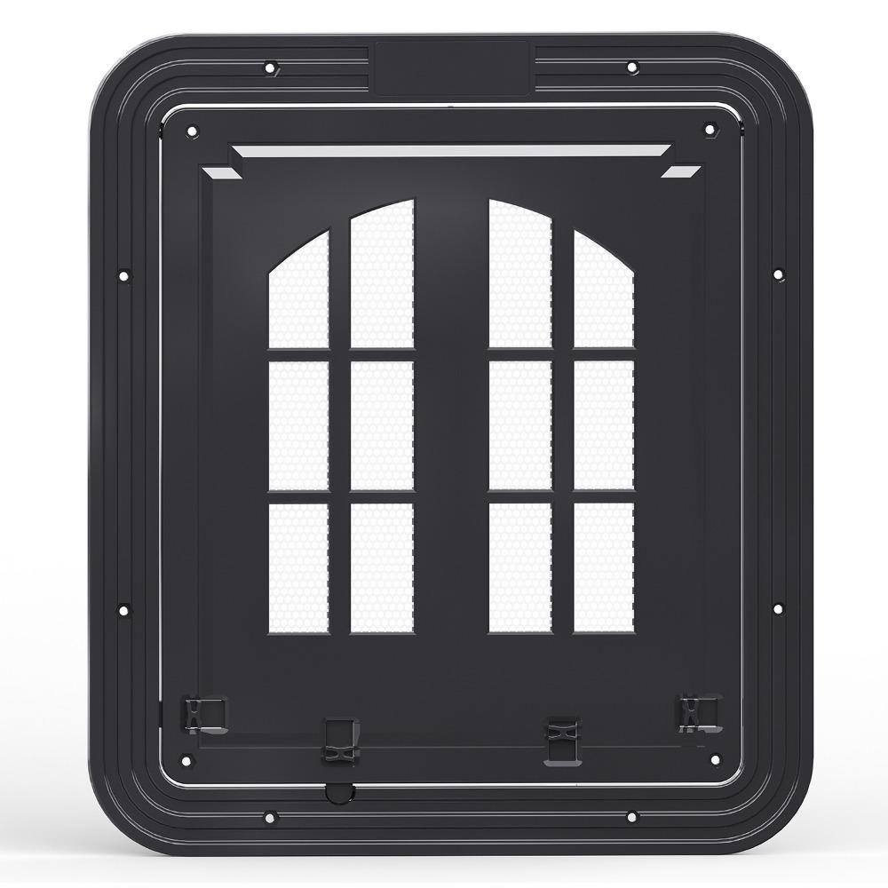 Self-Closing Dog Screen Door Reinforced Dog Sliding Door Screen Pet Lockable Screen Door  Patio