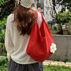 Summer Handmade Woven Pouch Women's Shoulder Bag Large Capacity Tote Bag Seaside Beach Vacation  Knitted Pouch