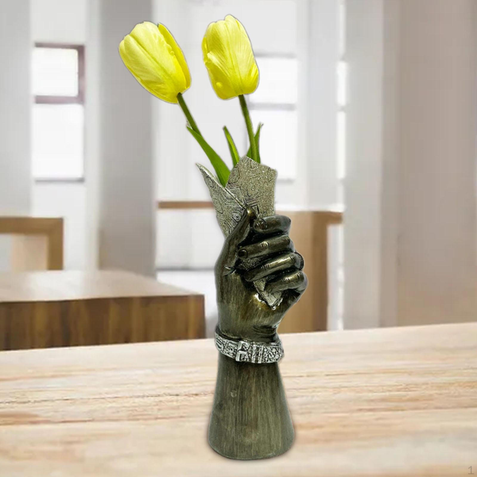 

Ceramic Arm Vase, Nordic Vase for Living Room, Home, Bedroom серебряный