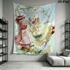 Sarah Kay Wall Tapestry Aesthetic Wall Hanging Printed Fabric Blanket Decorative Tapestries for Bedroom Living Room Home Decor