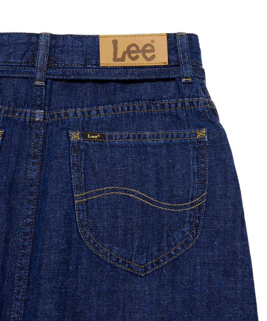 LEE Women Linen Midi Denim Skirt Indigo Medium