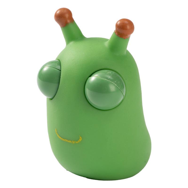 Funny Pop-Out Grass Worm Pinch Anti Stress Toys Creative Eyeball Decompression Squeeze Fidget Toy For Adults Kids Class Prizes