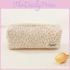 Berg Bag Floral Print Cotton Travel Storage Pouch With Stitching Details 19*8*6cm