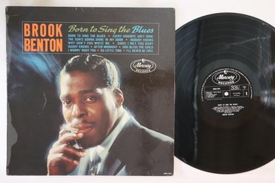 LP Record BROOK BENTON  Born To Sing The Blues 20024MCL MERCURY UK SoulFunk Used