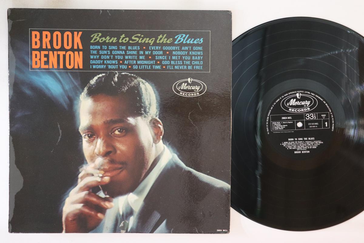 

LP Record BROOK BENTON Born To Sing The Blues 20024MCL MERCURY UK SoulFunk Used