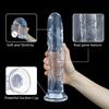 Jelly Dildo 6 velikostí Penis Nastavitelný popruh Dildo Realistické sexuální hračky pro lesbické ženy Páry Dildo s přísavkou Kalhoty