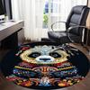 1pc Panda Embroidery Office Round Area Rug, Under Office Chairs Bedroom Living Room Home Decor, Room Deco