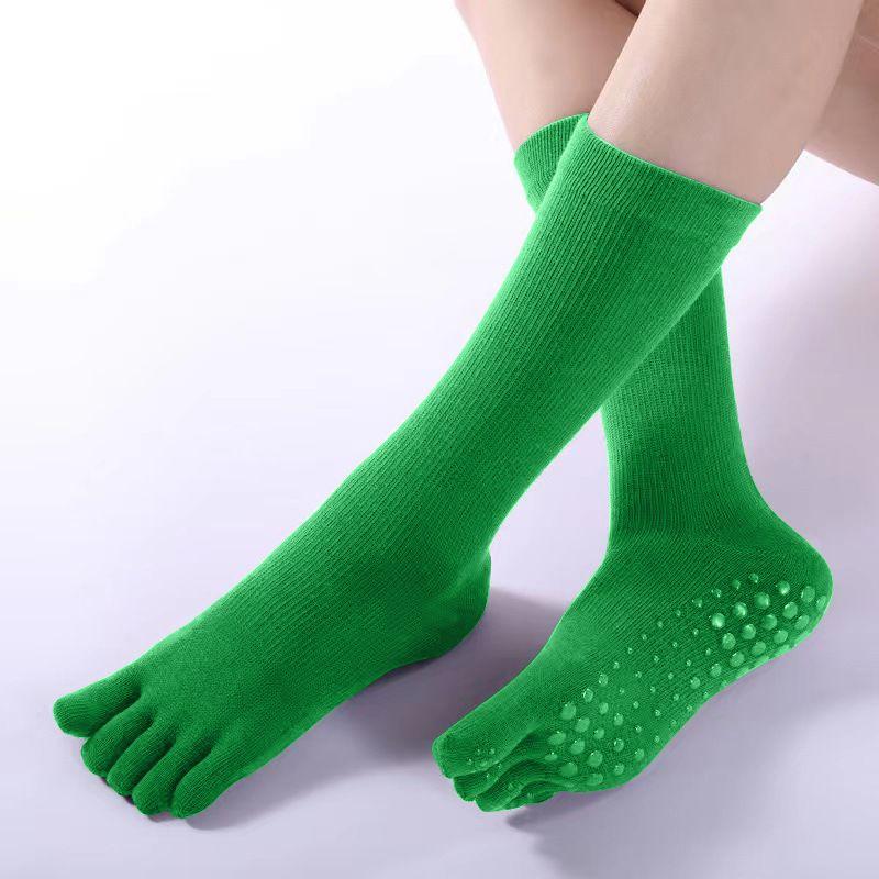 

Носки для йоги Нескользящие Профессиональные Женские Носки с Пальцами Фитнес Йога Нескользящие Носки Комнатные Носки Взрослые Носки для Пилатеса Fruit Green