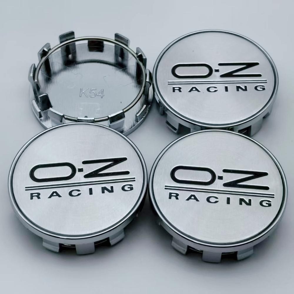 4pcs 54MM 50MM Car Wheel Center Caps With O.Z OZ Racing Logo Emblem Badge Wheel Hubcap Rim Hub Center Dust Cover Car Accessories