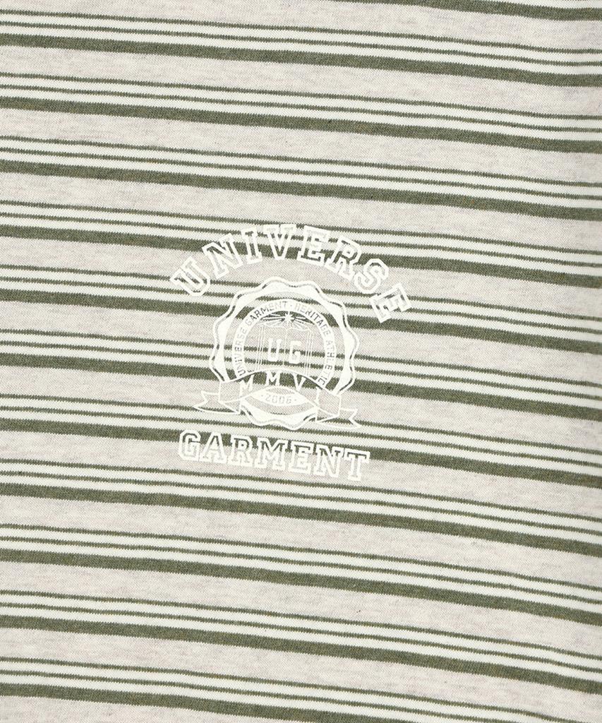 Yunibeoseugameonteu Ug Stripe Emblem T-Shirt_Olive
