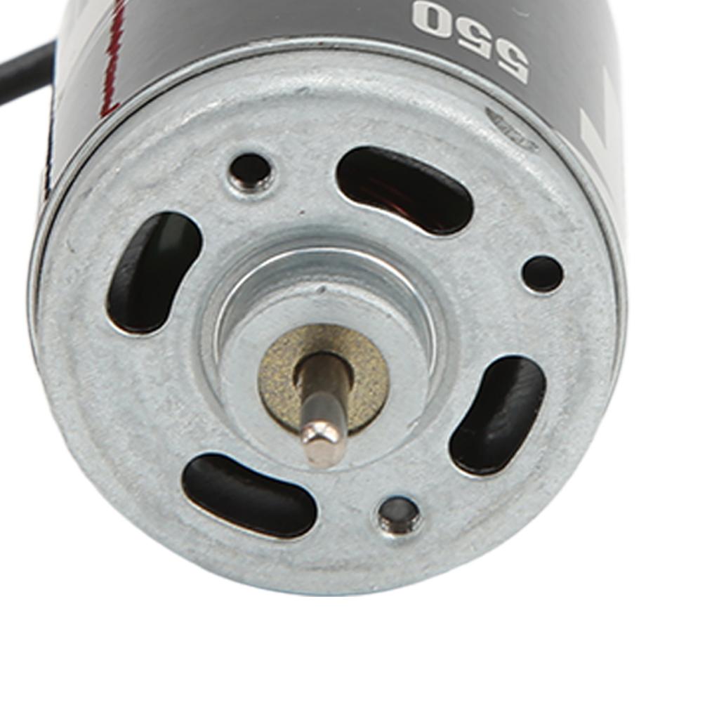550 Brushed Motor 22500 RPM Two Way Bearing 12T Brushed Motor for 1/10 Climbing Car