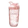 Rohanway (LHHW) Protein Shaker BPA-free made Tritan making shakes - 500ml full capacity 650ml (Pink)