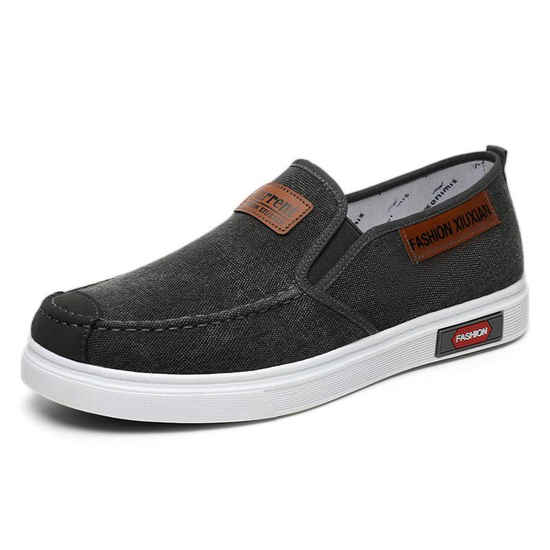 Men's Summer Casual Slip-On Canvas Shoes – Soft Sole, Non-Slip, Korean Style