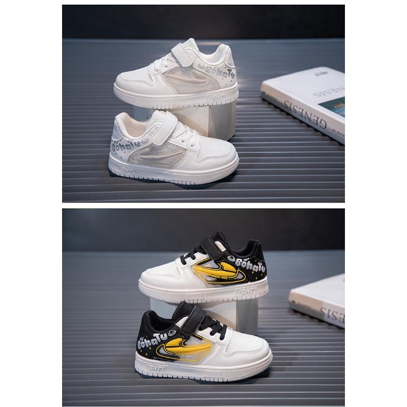 Boys Shoes Spring and Autumn Mesh Surface Breathable Children's Shoes Boys Casual Shoes New Soft Soled Non-slip Boy Board Shoes