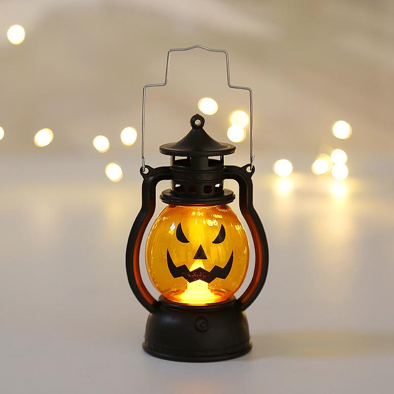 Halloween Portable Horror Atmosphere Pumpkin Decoration Led Ornament