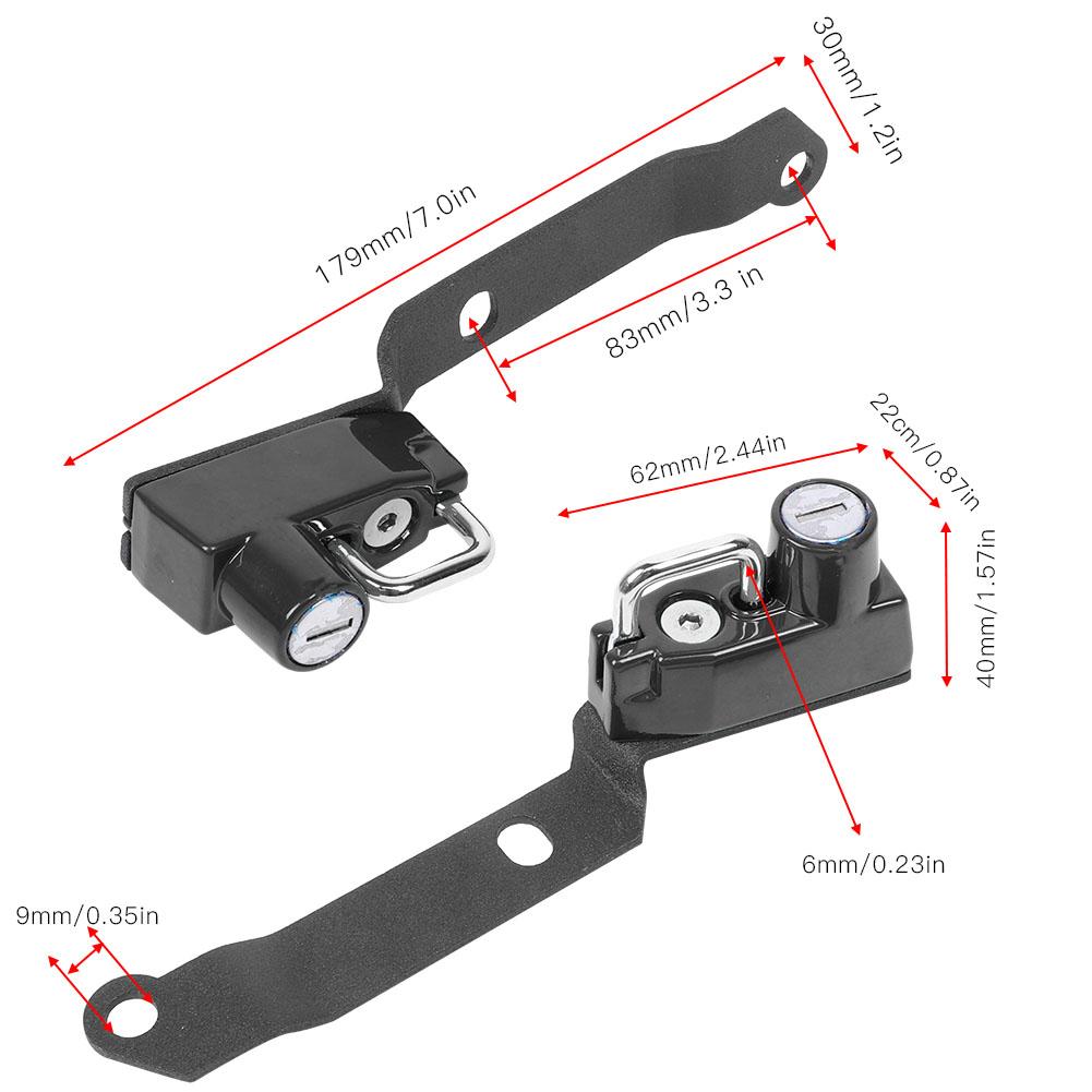 Aluminium Alloy  Anti Theft Security Helmet Lock Fits for Yamaha  MT25 MT03 YZF R25 R3  2014 2019  Motorcycle