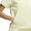 Adidas Golf Beyond the Course Box Silhouette Short Sleeve Shirt for Powder Yellow Water-Repellent 2-Way Women,