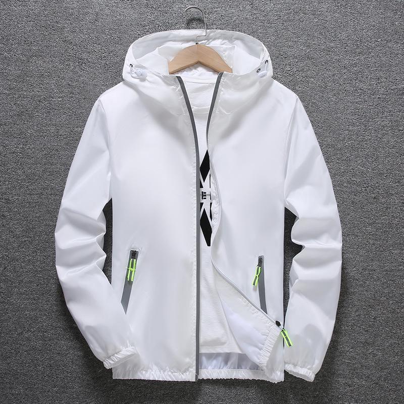 Men s Plus Size Black Hooded Windbreaker - Autumn/Winter Warm Outdoor Jacket M