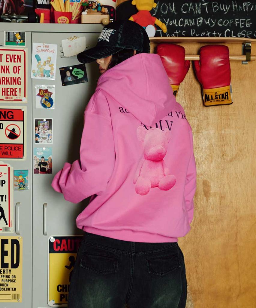 New Fuzzy Bear Hoodie (2Color)
