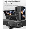 Armor Shockproof Case for Samsung Galaxy Z Fold 6 5 4 3 5G Cover with Ring Magnetic Holder Metal Stand Foldbale